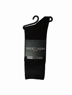 Комфортные носки с хорошей терморегуляцией темно-синего цвета Sergio Dallini RTSDS804-2